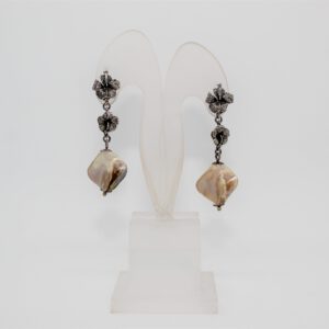 Orecchini in argento 925/000 e madreperla